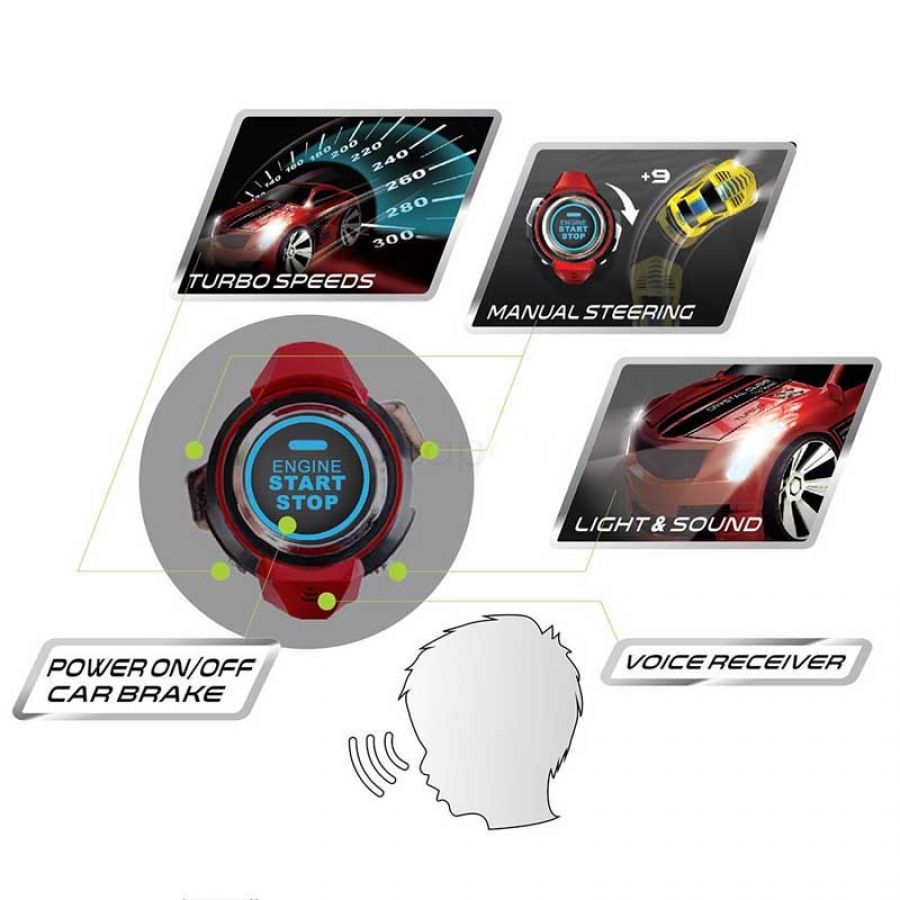 2.4GHz Voice Control RC Car With Smart Watch
